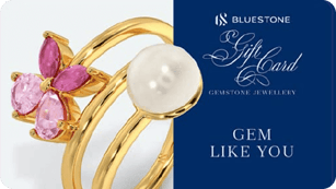 Bluestone Gemstone Studded Gift Card