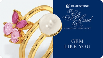 Bluestone Gemstone Studded Gift Card