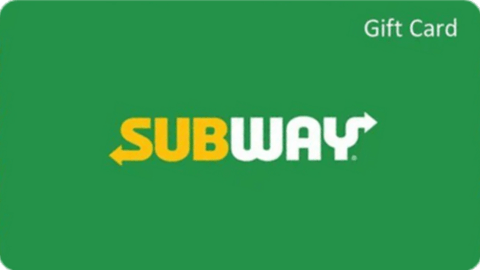 Subway Gift Card